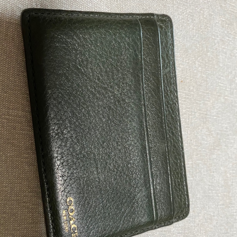 Coach card holder